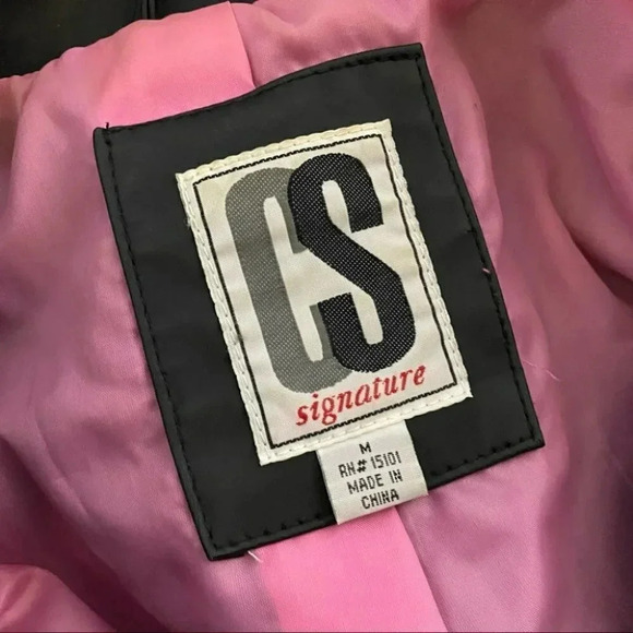 CS Signature M Black rain/wind resistant classic coat - Picture 6 of 7